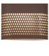 Waterloo Wall Lamp 125 x 260mm Mesh Oval Pattern Shade 2 x 6.5W LED 3000K 900lm IP65 Cacao -6