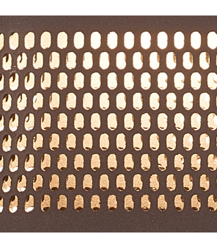 Waterloo Wall Lamp 125 x 260mm Mesh Oval Pattern Shade 2 x 6.5W LED 3000K 900lm IP65 Cacao -7