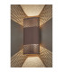 Waterloo Wall Lamp 125 x 260mm Mesh Oval Pattern Shade 2 x 6.5W LED 3000K 900lm IP65 Cacao -11