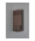 Waterloo Wall Lamp 125 x 260mm Mesh Oval Pattern Shade 2 x 6.5W LED 3000K 900lm IP65 Cacao -12