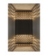 Waterloo Wall Lamp 160 x 305mm Mesh Diamond Pattern Shade 2 x 6.5W LED 3000K 900lm IP65 Anthracite -3