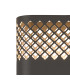 Waterloo Wall Lamp 160 x 305mm Mesh Diamond Pattern Shade 2 x 6.5W LED 3000K 900lm IP65 Anthracite -6