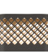 Waterloo Wall Lamp 160 x 305mm Mesh Diamond Pattern Shade 2 x 6.5W LED 3000K 900lm IP65 Anthracite -7