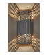 Waterloo Wall Lamp 160 x 305mm Mesh Diamond Pattern Shade 2 x 6.5W LED 3000K 900lm IP65 Anthracite -11