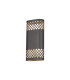 Waterloo Wall Lamp 125 x 260mm Mesh Diamond Pattern Shade 2 x 6.5W LED 3000K 900lm IP65 Anthracite -5