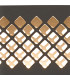 Waterloo Wall Lamp 125 x 260mm Mesh Diamond Pattern Shade 2 x 6.5W LED 3000K 900lm IP65 Anthracite -8