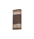 Waterloo Wall Lamp 125 x 260mm Mesh Diamond Pattern Shade 2 x 6.5W LED 3000K 900lm IP65 Cacao -5