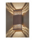 Waterloo Wall Lamp 125 x 260mm Mesh Diamond Pattern Shade 2 x 6.5W LED 3000K 900lm IP65 Cacao -10