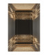 Waterloo Wall Lamp 160 x 305mm Mesh Waves Pattern Shade 2 x 6.5W LED 3000K 900lm IP65 Anthracite -3