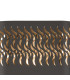 Waterloo Wall Lamp 160 x 305mm Mesh Waves Pattern Shade 2 x 6.5W LED 3000K 900lm IP65 Anthracite -7