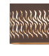 Waterloo Wall Lamp 160 x 305mm Mesh Waves Pattern Shade 2 x 6.5W LED 3000K 900lm IP65 Cacao -6