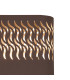 Waterloo Wall Lamp 160 x 305mm Mesh Waves Pattern Shade 2 x 6.5W LED 3000K 900lm IP65 Cacao -7