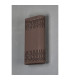 Waterloo Wall Lamp 160 x 305mm Mesh Waves Pattern Shade 2 x 6.5W LED 3000K 900lm IP65 Cacao -12