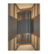 Waterloo Wall Lamp 160 x 305mm Mesh Line Pattern Shade 2 x 6.5W LED 3000K 900lm IP65 Anthracite -11