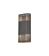 Waterloo Wall Lamp 125 x 260mm Mesh Line Pattern Shade 2 x 6.5W LED 3000K 900lm IP65 Anthracite -5