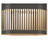 Waterloo Wall Lamp 125 x 260mm Mesh Line Pattern Shade 2 x 6.5W LED 3000K 900lm IP65 Anthracite -6