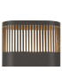Waterloo Wall Lamp 125 x 260mm Mesh Line Pattern Shade 2 x 6.5W LED 3000K 900lm IP65 Anthracite -7