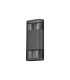 Waterloo Wall Lamp 125 x 260mm Mesh Line Pattern Shade 2 x 6.5W LED 3000K 900lm IP65 Anthracite -8