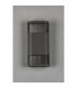 Waterloo Wall Lamp 125 x 260mm Mesh Line Pattern Shade 2 x 6.5W LED 3000K 900lm IP65 Anthracite -9
