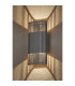 Waterloo Wall Lamp 125 x 260mm Mesh Line Pattern Shade 2 x 6.5W LED 3000K 900lm IP65 Anthracite -10