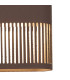 Waterloo Wall Lamp 160 x 305mm Mesh Line Pattern Shade 2 x 6.5W LED 3000K 900lm IP65 Cacao -7