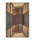 Waterloo Wall Lamp 160 x 305mm Mesh Line Pattern Shade 2 x 6.5W LED 3000K 900lm IP65 Cacao -11