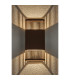 Waterloo Wall Lamp 125 x 260mm Mesh Line Pattern Shade 2 x 6.5W LED 3000K 900lm IP65 Cacao -3