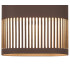 Waterloo Wall Lamp 125 x 260mm Mesh Line Pattern Shade 2 x 6.5W LED 3000K 900lm IP65 Cacao -6