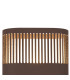 Waterloo Wall Lamp 125 x 260mm Mesh Line Pattern Shade 2 x 6.5W LED 3000K 900lm IP65 Cacao -7