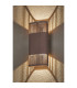 Waterloo Wall Lamp 125 x 260mm Mesh Line Pattern Shade 2 x 6.5W LED 3000K 900lm IP65 Cacao -10