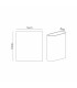 Waterloo Wall Lamp 160 x 180mm Flat Shade 2 x 6.5W LED 3000K 900lm IP65 Anthracite -2