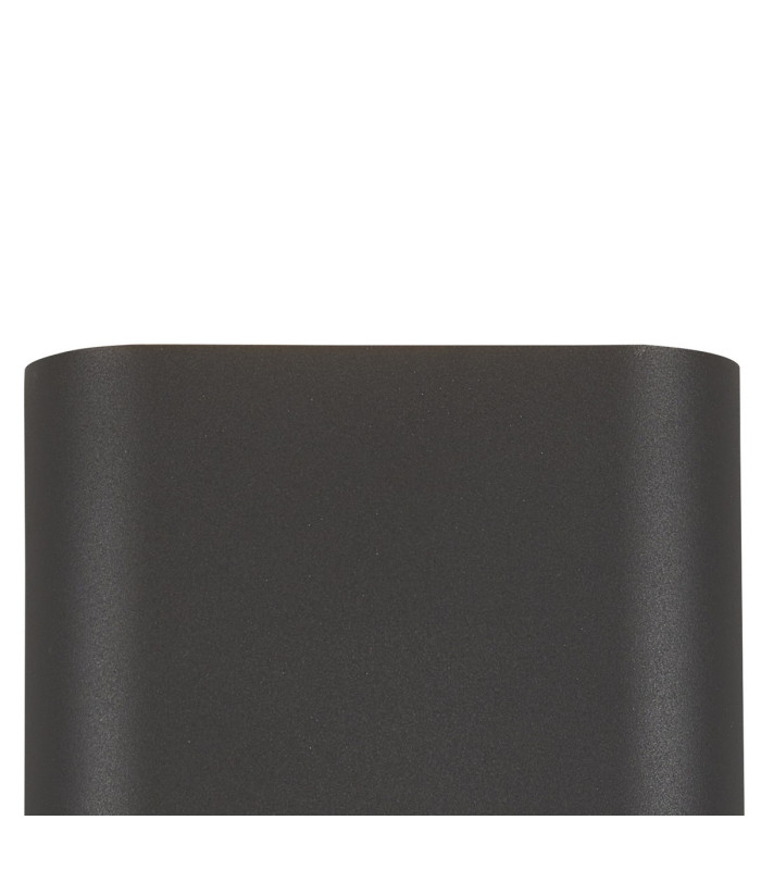 Waterloo Wall Lamp 160 x 180mm Flat Shade 2 x 6.5W LED 3000K 900lm IP65 Anthracite -6