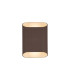Waterloo Wall Lamp 125 x 180mm Angled Shade 2 x 6.5W LED 3000K 900lm IP65 Cacao -1