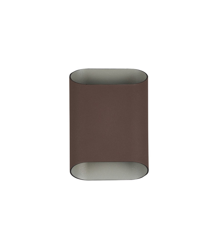 Waterloo Wall Lamp 125 x 180mm Angled Shade 2 x 6.5W LED 3000K 900lm IP65 Cacao -4