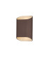 Waterloo Wall Lamp 125 x 180mm Angled Shade 2 x 6.5W LED 3000K 900lm IP65 Cacao -5