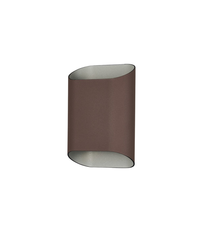 Waterloo Wall Lamp 125 x 180mm Angled Shade 2 x 6.5W LED 3000K 900lm IP65 Cacao -8