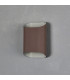 Waterloo Wall Lamp 125 x 180mm Angled Shade 2 x 6.5W LED 3000K 900lm IP65 Cacao -11