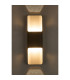 Waterloo Wall Lamp 125 x 403mm Even Open Curve Shade 2 x 6.5W LED 3000K 900lm IP65 Anthracite -3