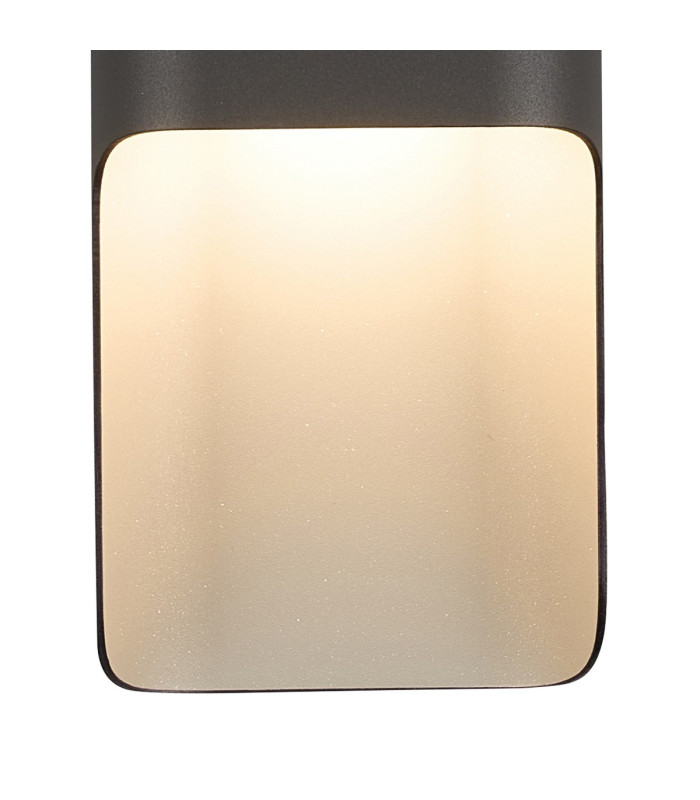 Waterloo Wall Lamp 125 x 403mm Even Open Curve Shade 2 x 6.5W LED 3000K 900lm IP65 Anthracite -6