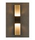 Waterloo Wall Lamp 125 x 670mm Even Open Curve Shade 2 x 6.5W LED 3000K 900lm IP65 Anthracite -3