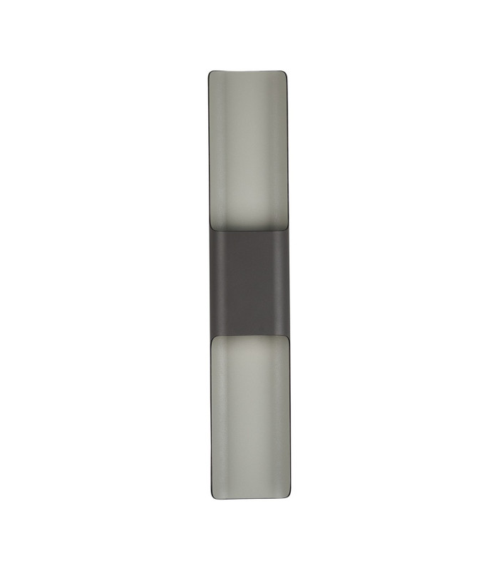 Waterloo Wall Lamp 125 x 670mm Even Open Curve Shade 2 x 6.5W LED 3000K 900lm IP65 Anthracite -5