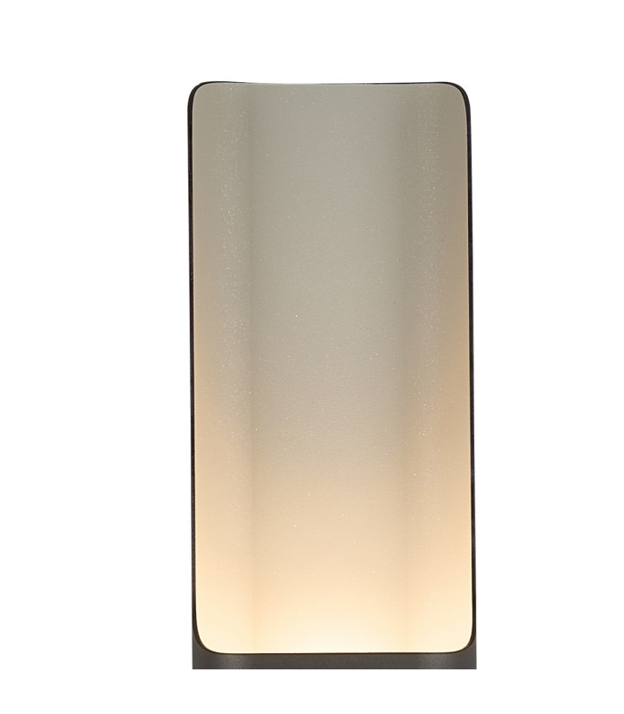 Waterloo Wall Lamp 125 x 670mm Even Open Curve Shade 2 x 6.5W LED 3000K 900lm IP65 Anthracite -8