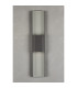 Waterloo Wall Lamp 125 x 670mm Even Open Curve Shade 2 x 6.5W LED 3000K 900lm IP65 Anthracite -11