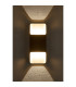 Waterloo Wall Lamp 125 x 305mm Even Open Curve Shade 2 x 6.5W LED 3000K 900lm IP65 Cacao -3