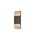 Waterloo Wall Lamp 125 x 305mm Even Open Curve Shade 2 x 6.5W LED 3000K 900lm IP65 Cacao -5