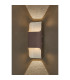 Waterloo Wall Lamp 125 x 305mm Even Open Curve Shade 2 x 6.5W LED 3000K 900lm IP65 Cacao -9
