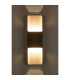 Waterloo Wall Lamp 125 x 403mm Even Open Curve Shade 2 x 6.5W LED 3000K 900lm IP65 Cacao -3