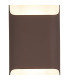 Waterloo Wall Lamp 125 x 403mm Even Open Curve Shade 2 x 6.5W LED 3000K 900lm IP65 Cacao -7