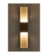 Waterloo Wall Lamp 125 x 670mm Even Open Curve Shade 2 x 6.5W LED 3000K 900lm IP65 Cacao -3