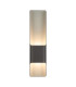 Waterloo Wall Lamp 125 x 508mm Offset Open Curve Shade 2 x 6.5W LED 3000K 900lm IP65 Anthracite -1